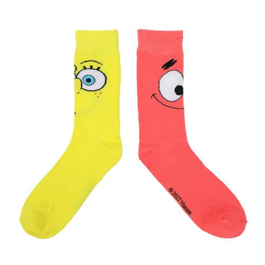 Picture of SpongeBob SquarePants & Patrick 3D Crew Socks