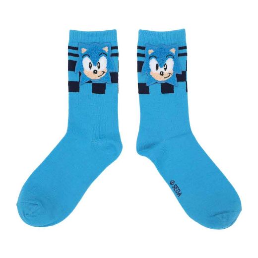 Picture of Sonic the Hedgehog 3D Patch Youth Crew Socks
