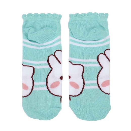 Picture of Mimi & Neko Scalloped Edge 5 Pair Ankle Socks