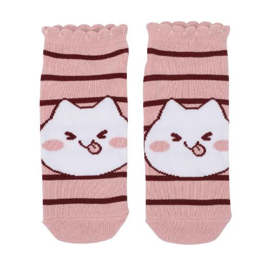 Picture of Mimi & Neko Scalloped Edge 5 Pair Ankle Socks
