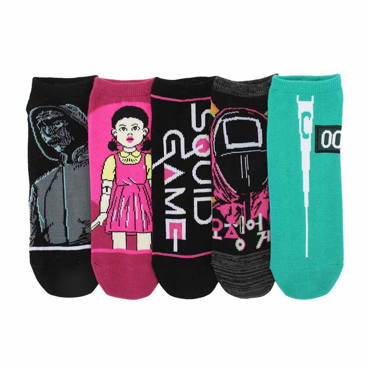 Picture of Squid Game Icons 5 Pair Ankle Socks