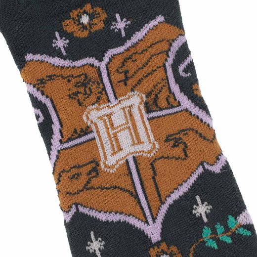 Picture of Harry Potter Icons Scalloped Edge 5 Pair Ankle Socks