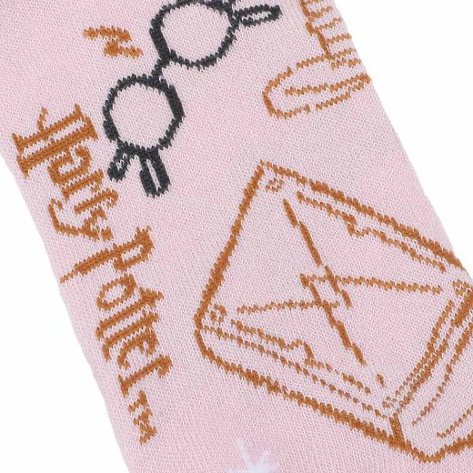 Picture of Harry Potter Icons Scalloped Edge 5 Pair Ankle Socks