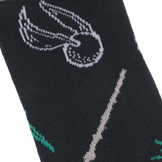 Picture of Harry Potter Icons Scalloped Edge 5 Pair Ankle Socks