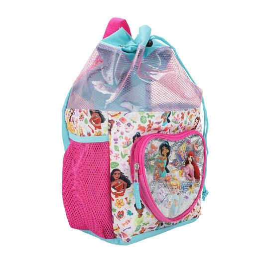 Picture of Disney Princess 3 pc Youth Drawstring Backpack Set