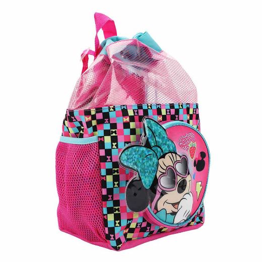 Picture of Disney Minnie Mouse 3 pc Youth Drawstring Backpack Set