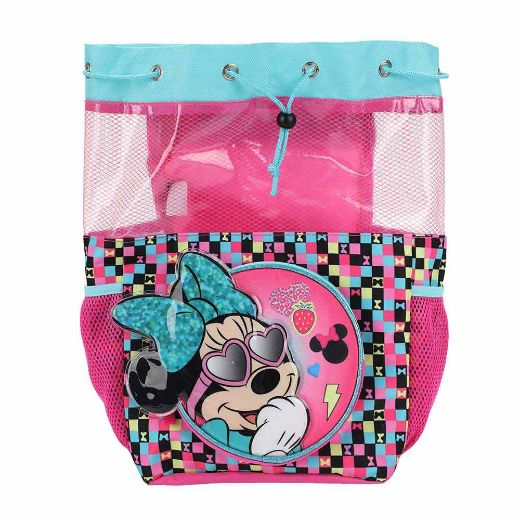 Picture of Disney Minnie Mouse 3 pc Youth Drawstring Backpack Set