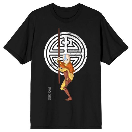Picture of Avatar The Last Airbender Aang Symbols Unisex Tee
