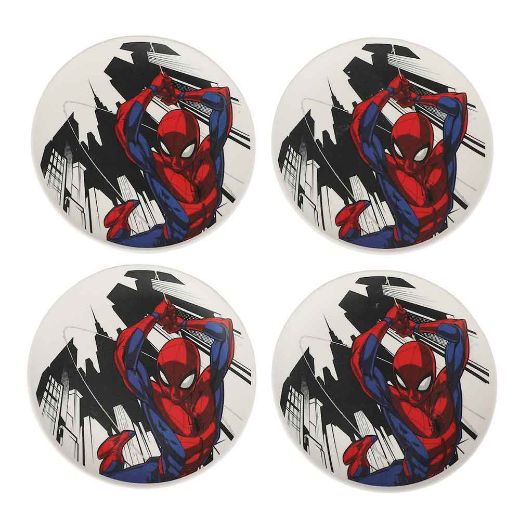 Picture of Marvel Spider-Man Bamboo Plates Set of 4