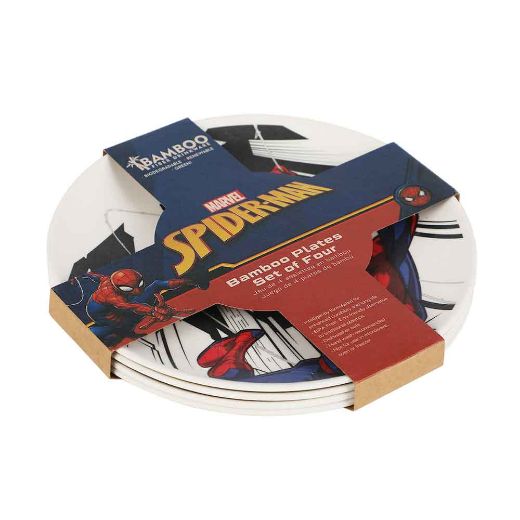 Picture of Marvel Spider-Man Bamboo Plates Set of 4