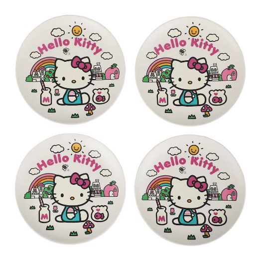 Picture of Hello Kitty Bamboo Plates Set of 4