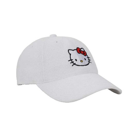 Picture of Hello Kitty Terry Cloth Embroidered Hat