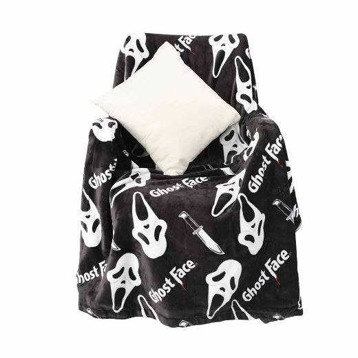Picture of Ghost Face Double Sided Fleece Throw Blanket