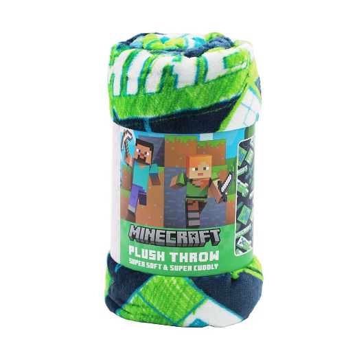 Picture of Minecraft Creeper Fleece Throw Blanket