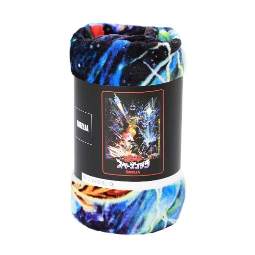 Picture of Godzilla Poster Fleece Throw Blanket