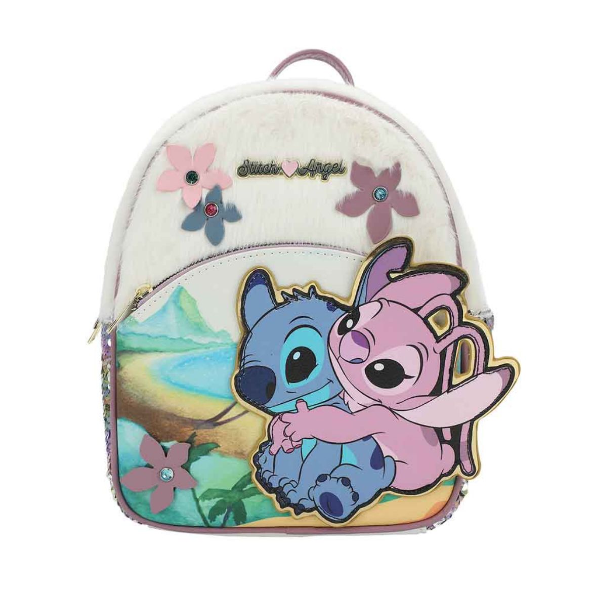 Picture of Disney Stitch & Angel 3D Applique Mini Backpack