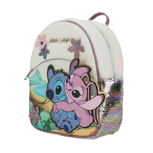 Picture of Disney Stitch & Angel 3D Applique Mini Backpack