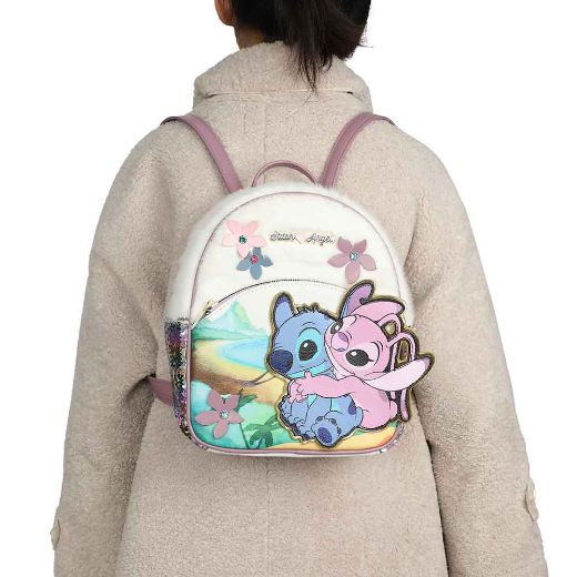 Picture of Disney Stitch & Angel 3D Applique Mini Backpack