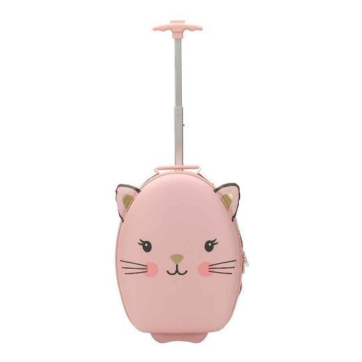 Picture of Little Me Cat 16 in. Youth Rolling Luggage & Mini Backpack