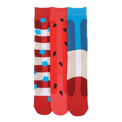 Picture of Sock Serve Ice Cream 3 Pair Crew Box Set