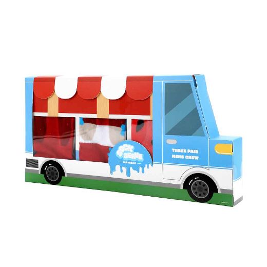 Picture of Sock Serve Ice Cream 3 Pair Crew Box Set
