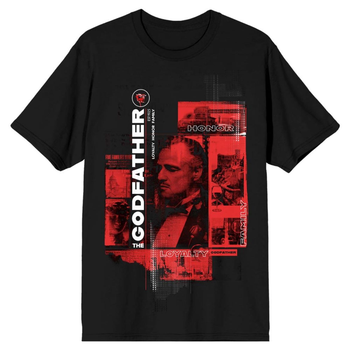 Picture of The Godfather Honor, Family, Loyalty Unisex Tee