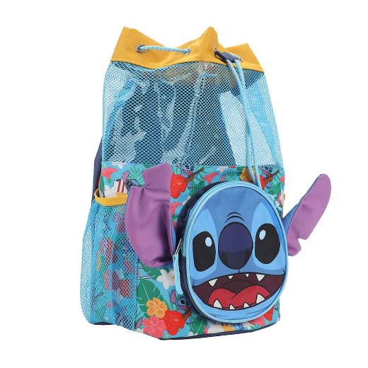 Picture of Disney Stitch 3 pc Youth Drawstring Backpack Set
