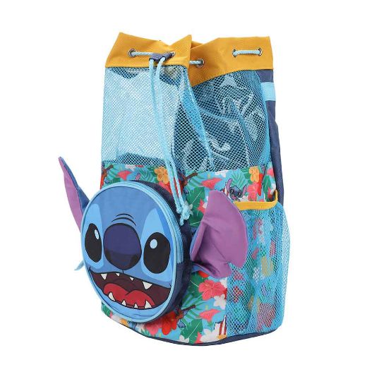 Picture of Disney Stitch 3 pc Youth Drawstring Backpack Set