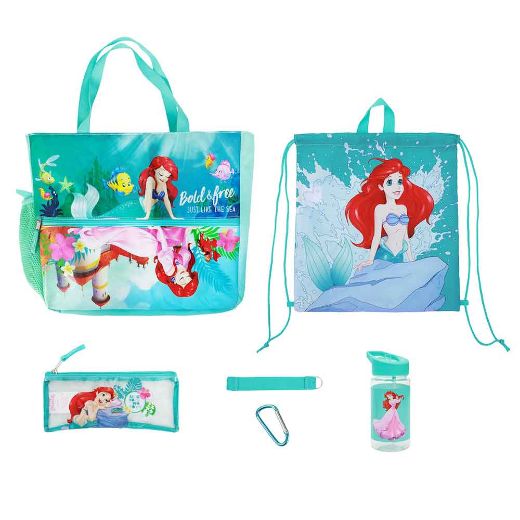 Picture of Disney The Little Mermaid 5 pc Beach Tote Set 