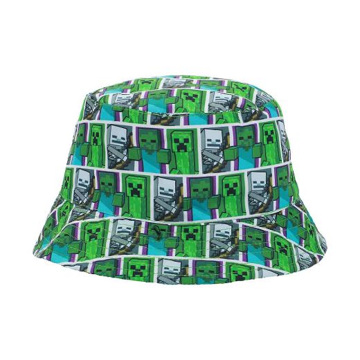 Picture of Minecraft Creeper 3 pc Youth Drawstring Backpack Set