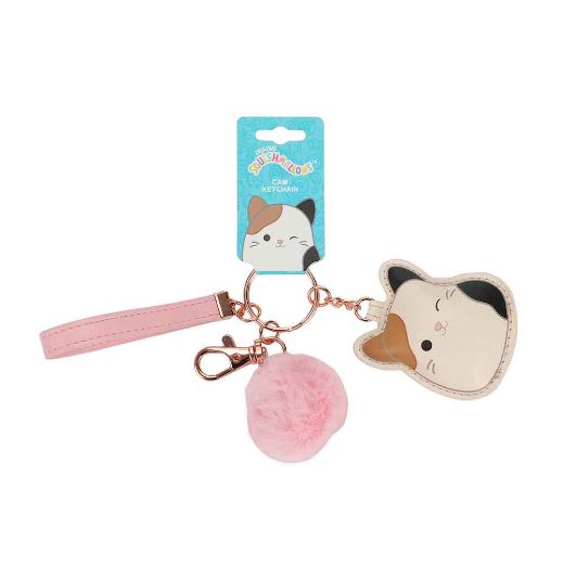 Picture of Squishmallows Cam the Cat Multi Charm & Pom Keychain