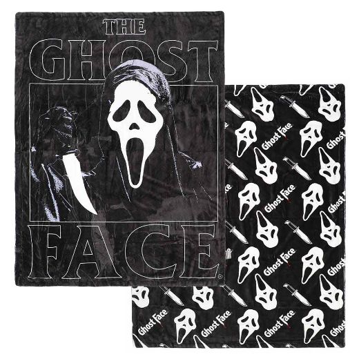 Picture of Ghost Face Double Sided Fleece Throw Blanket