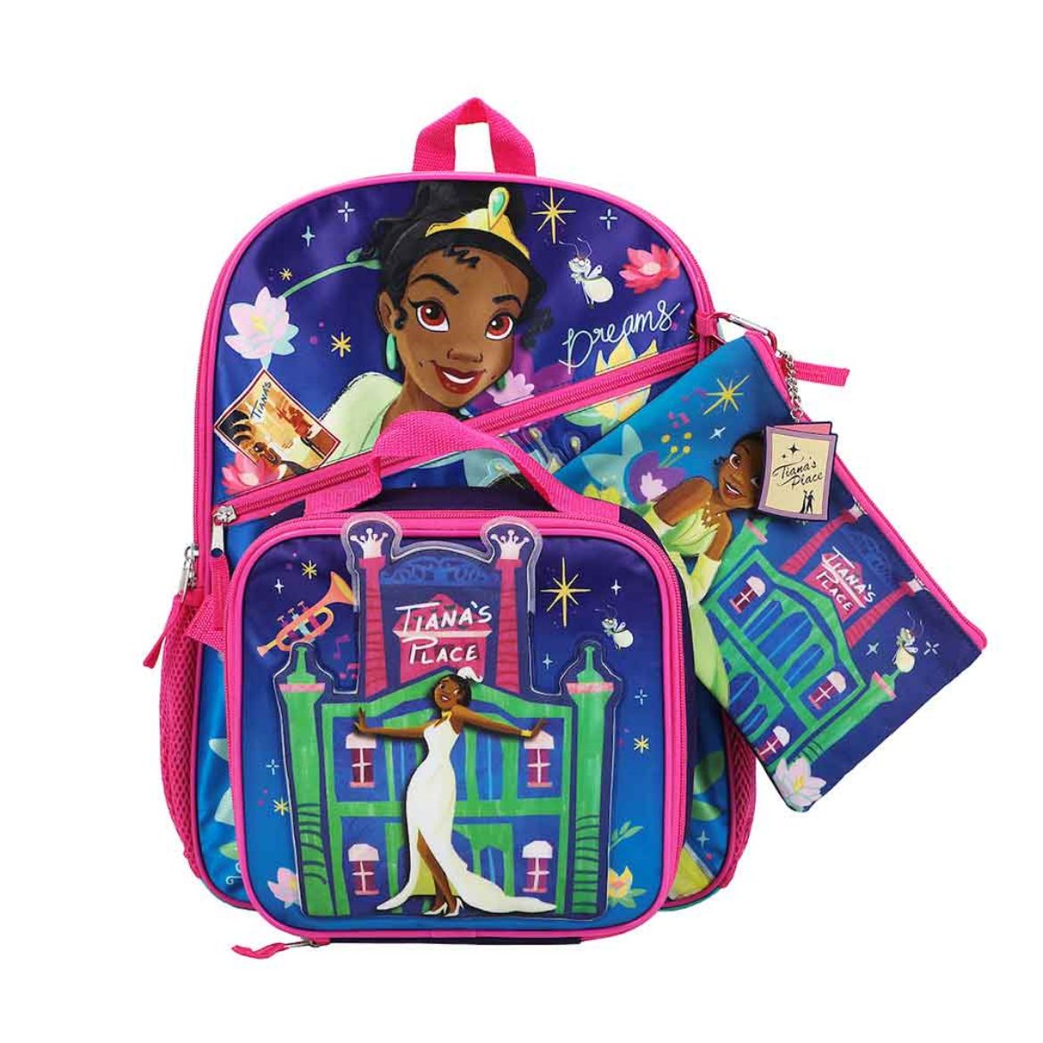 Picture of Disney The Princess and the Frog 5 pc Youth Backpack Set