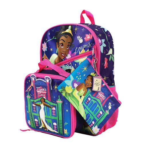 Picture of Disney The Princess and the Frog 5 pc Youth Backpack Set