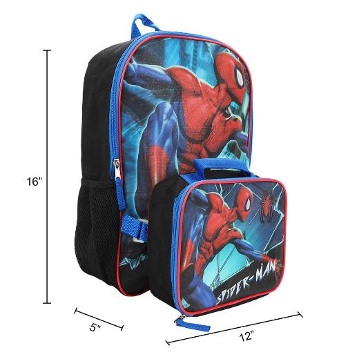 Picture of Marvel Spider-Man Youth Lunch Tote & Backpack