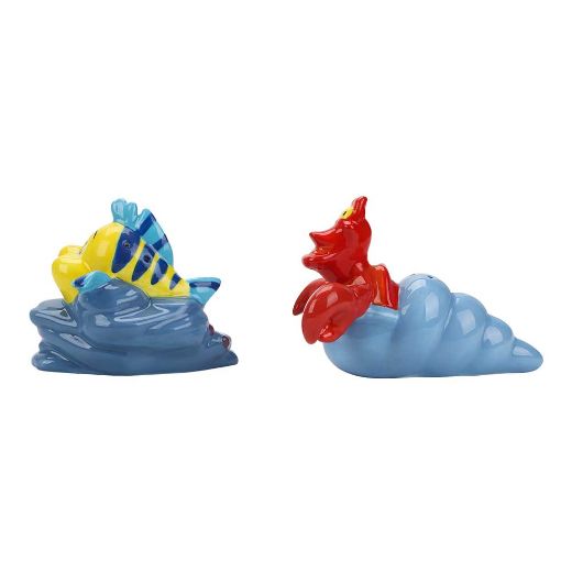 Picture of Disney Little Mermaid Flounder & Sebastian Sculpted Salt & Pepper Set