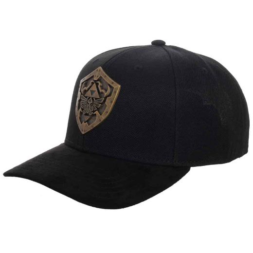 Picture of Zelda Hylian Shield Metal Badge Curved Bill Snapback