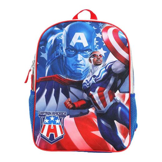 Picture of Marvel Captain America Cosplay Chest Panel Youth Backpack