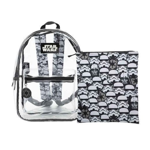 Picture of Star Wars Storm Trooper Clear Backpack & Laptop Sleeve