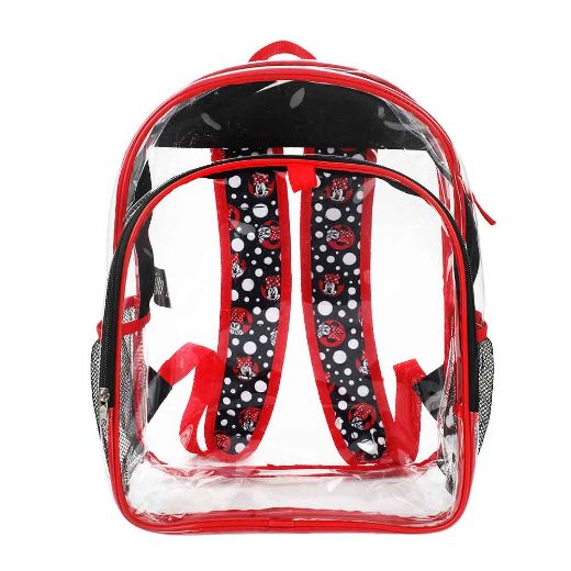 Picture of Disney Minnie Mouse 5 pc Clear Backpack Set
