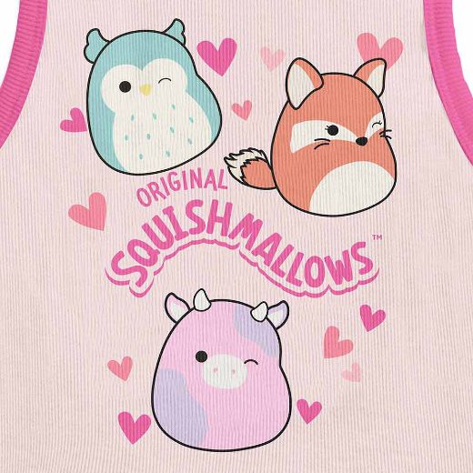 Picture of Squishmallows Youth Girls Cropped Pre-pack Tank Top