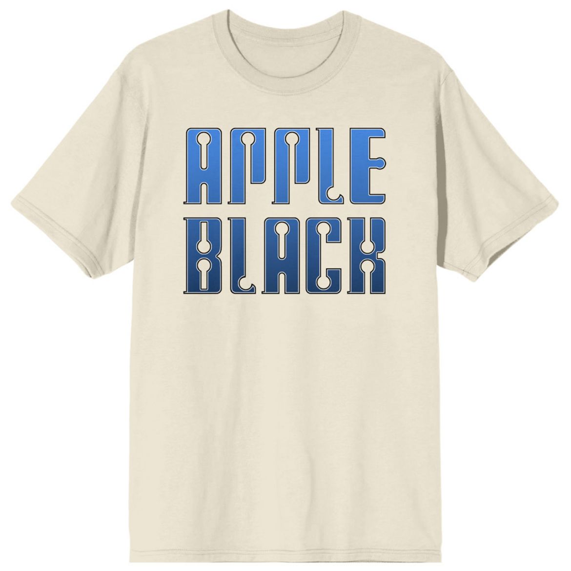 Picture of Apple Black Logo Natural Unisex Tee