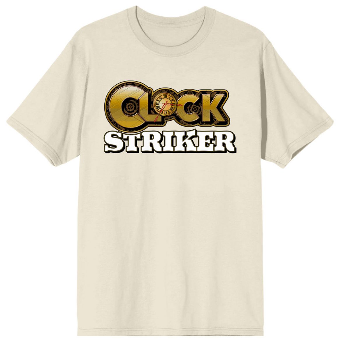 Picture of Clock Striker Logo Natural Unisex Tee