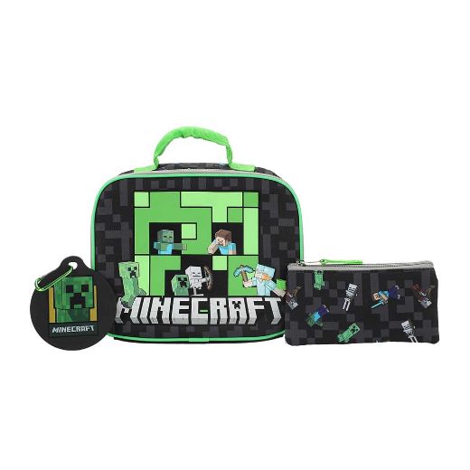 Picture of Minecraft Creeper 3 pc Lunch Kit