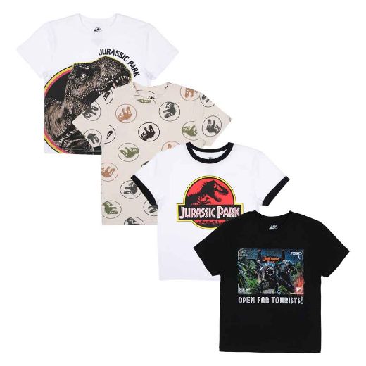 Picture of Jurassic Park Youth 4 Pack Tees