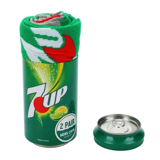 Picture of 7UP 2 Pair Crew Soda Can Set
