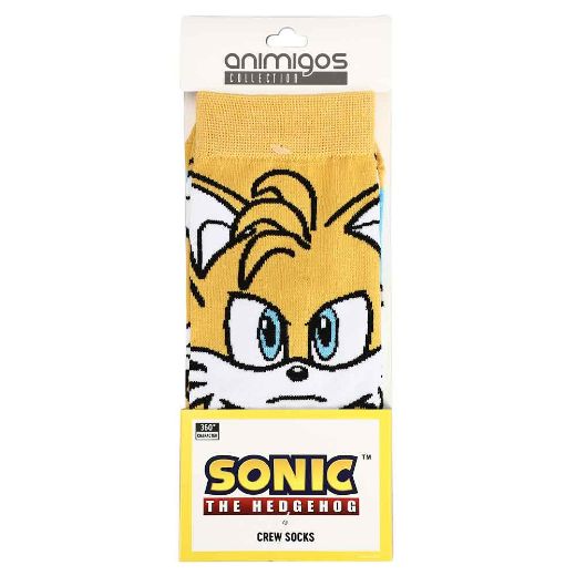 Picture of Sonic the Hedgehog Tails Animigos 360 Character Socks