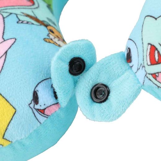 Picture of Pokemon Pikachu Neck Pillow & Eye Mask Travel Set