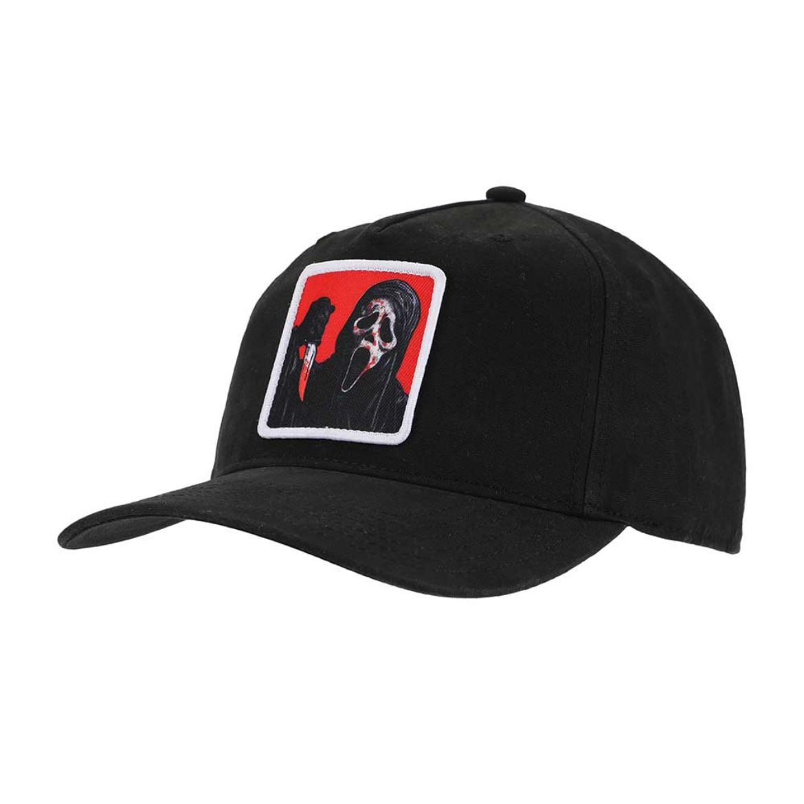 Picture of Ghost Face Sublimated Patch Pre-Curved Snapback