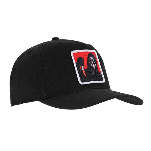 Picture of Ghost Face Sublimated Patch Pre-Curved Snapback